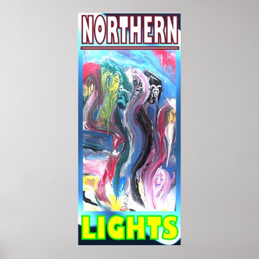 POSTER HYBRIDE DES LUMIÈRES DU NORD (Devant)