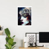 Poster Hybride un (Bureau à domicile)