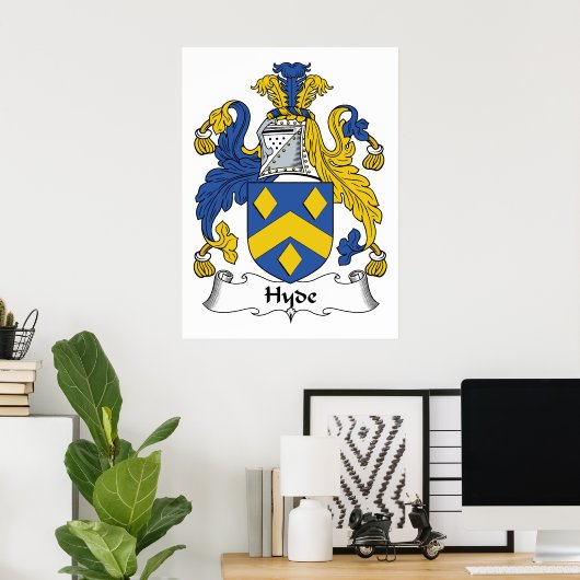 Poster Hyde Family Crest (Bureau à domicile)