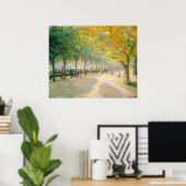 Poster Hyde Park Camille Pissarro 1890 arbre automne auto (Bureau à domicile)
