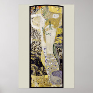 Poster Hydra (aka Water Serpents I) par Gustav Klimt