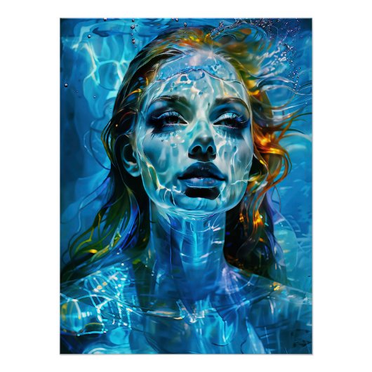 Poster "Hydralea" – Musée sous-marin en mouvement (Devant)