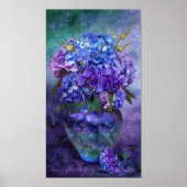 Poster Hydrangea Dans Hydrangea Vase Poster/Imprimer (Devant)