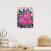 Poster Hydrangea macrophylla (Cuisine)