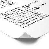 Poster Hydrangea Mariage Love is Patient Seating Chart (Coin)