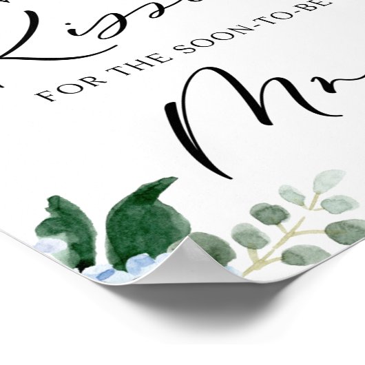 Poster Hydrangeas Combien de Baisers pour le prochain êtr (Coin)