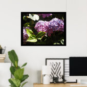 Poster Hydrangeas Élégantes (Bureau à domicile)