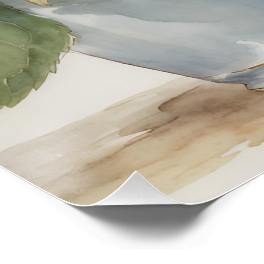 Poster Hydrangée (Coin)