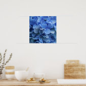 Poster Hydrangée bleue (Cuisine)