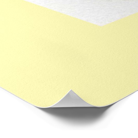 Poster Hydrangée jaune (Coin)