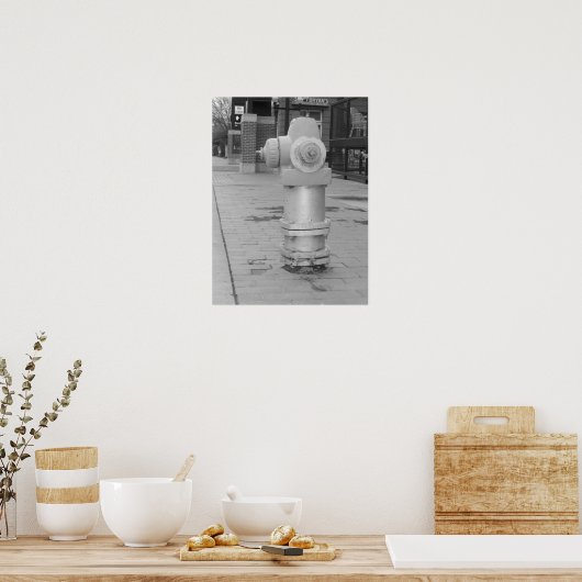 Poster Hydrant incendie (Cuisine)