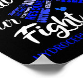 Poster Hydrocéphalie Conscience Son combat est notre comb (Coin)