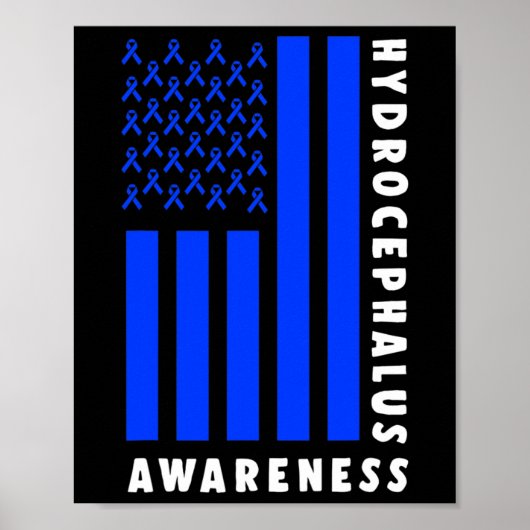 Poster Hydrocéphalie Survivant Signes Guerrier de sensibi (Devant)