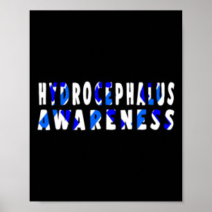 Poster Hydrocéphalie Survivante Recherche Guerrier