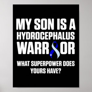 Poster Hydrocéphalie Survivante Son Guerrier de sensibili