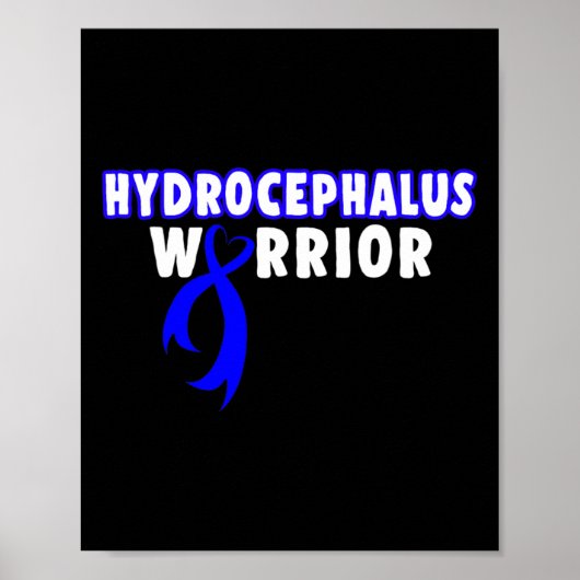 Poster Hydrocéphalie Survivor Empêcher le guerrier de sen (Devant)