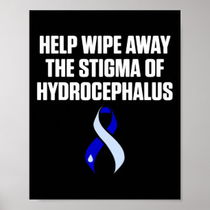 Poster Hydrocéphalie Survivor Essuyer le guerrier de sens