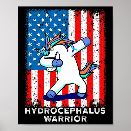 Poster Hydrocéphalie Survivor Hardwork Sensibilisation Gu (Devant)