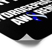 Poster Hydrocéphalie Survivor Lutte de sensibilisation Gu (Coin)