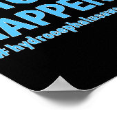 Poster Hydrocéphalie Walk Hydro Warrior No PLUS B.S. Shun (Coin)