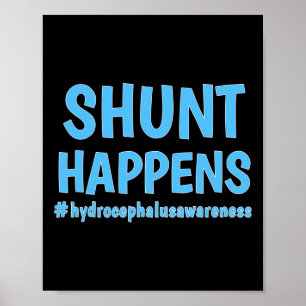 Poster Hydrocéphalie Walk Hydro Warrior No PLUS B.S. Shun