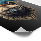 Poster Hyena Le Clown (Coin)
