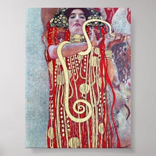 Poster Hygieia par Gustav Klimt (Devant)