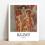 Poster Hygieia par Gustav Klimt<br><div class="desc">Apportez une touche Art Nouveau à votre maison avec cette belle affiche de ‘Hygieia’ de Gustav Klimt. Créé en 1901, ce tableau est un fragment de l'oeuvre plus vaste "Médecine" qui était l'une des peintures au plafond de l'Université de Vienne. Le tableau représente Hygieia, la déesse grecque de la santé,...</div>