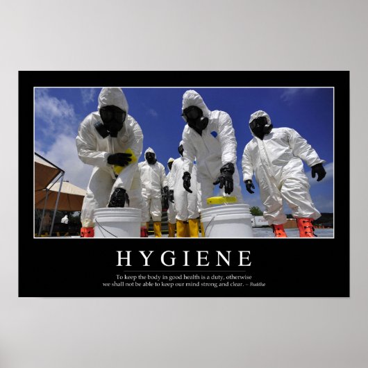 Poster Hygiène : Citation Inspirationnelle (Devant)