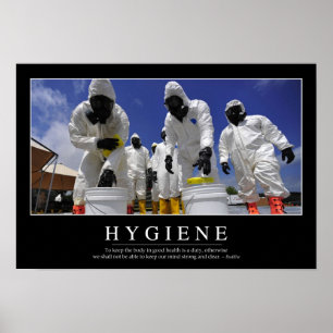 Poster Hygiène : Citation inspirée