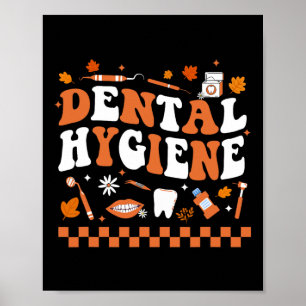Poster Hygiène dentaire rétro super Hygiène hygiéniste De