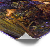 Poster Hylas et Nymphes par John Waterhouse (Coin)