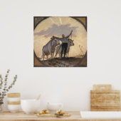 Poster Hymne de la Terre au Soleil, 1892 (Cuisine)