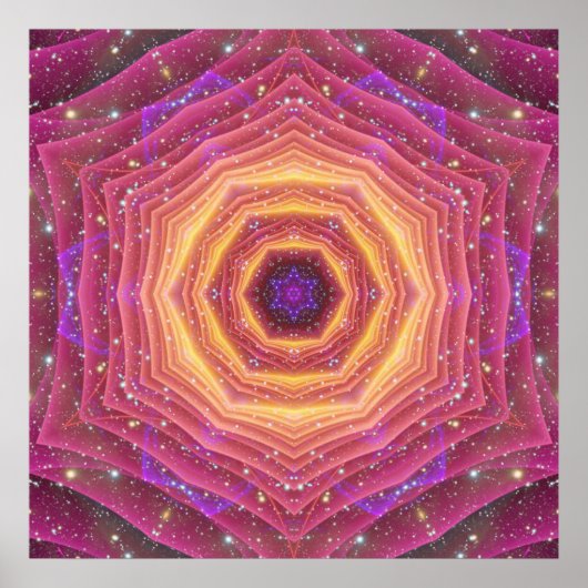 Poster Hyper Gate Mandala (Devant)