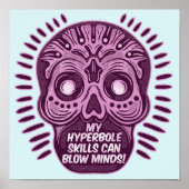 Poster Hyperbole Funny ANGLAIS LANGUE (Devant)