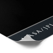 Poster Hyperion de la lune de Saturne (Coin)