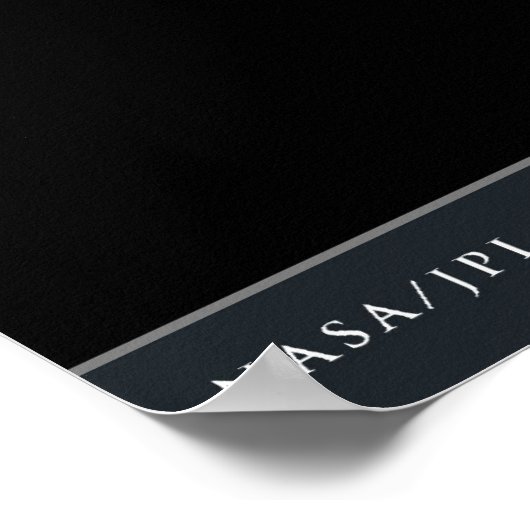 Poster Hyperion de la lune de Saturne (Coin)