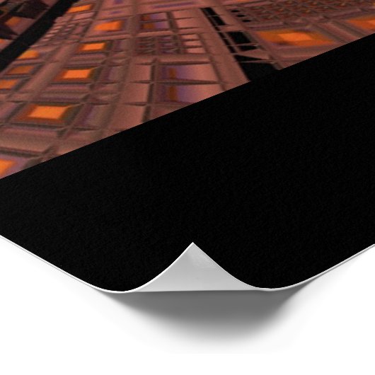 Poster HYPERION SCIENCE MONDIALE FICTION Scifi (Coin)