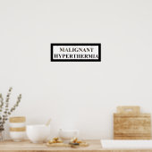 Poster Hyperthermie MALIGNANT (Cuisine)