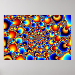 Poster Hypn0sis - Art fractal