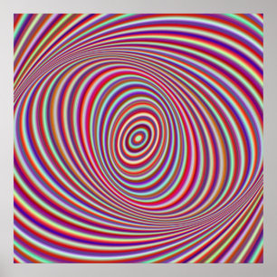 Poster Hypnose au néon
