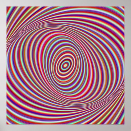 Poster Hypnose néon (Devant)