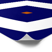 Poster Hypnotic Squiggle pattern (Coin)