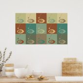 Poster Hypnotisme Pop Art (Cuisine)