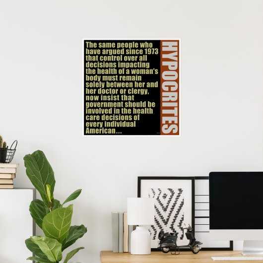 Poster Hypocrites (Bureau à domicile)