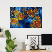 Poster Hypothèses. (Bureau à domicile)
