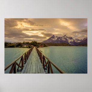 Poster Hysteria Pehoe. Cordillera del Paine