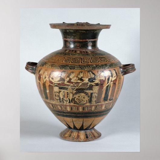 Poster Hyure à silhouette noire (Devant)