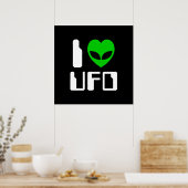 Poster I Alien Heart UFO (Cuisine)