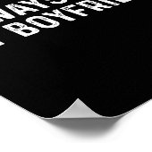 Poster I Always Beat My Boyfriend Funny Valentine Day (Coin)